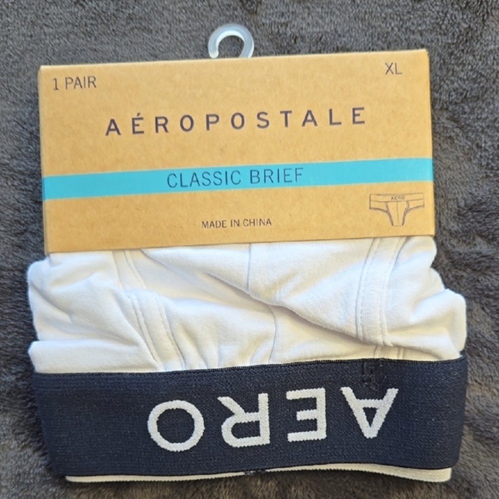 Aeropostale White Classic Briefs Soft Cotton Comfort - Picture 1 of 2